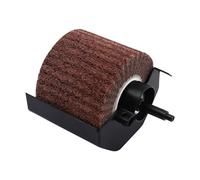 Cepillo de rodillo de lijado, juego completo de accesorios para máquina de trefilado, con llave Allen, para la eliminación de óxido, una capa de óxido, arañazos, accesorios para amoladora angular,