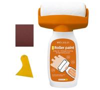 Cepillo de rodillo de reparación de pared - Mini rodillo de pintura, aplicador de pasta, herramienta de raspador compacto | Juego de pinceles de fijación de, antimanchas, para bricolaje