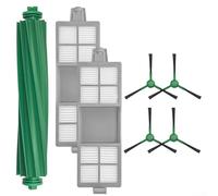 Cepillo de rodillo de repuesto, cepillo lateral, filtro para Roomba 205 DustCompactor para combo, kit de cepillo principal con 1 cepillo de rodillo, 4 cepillos laterales, 2 filtros