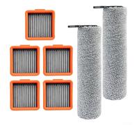 Cepillo de rodillo para aspiradora Filtro HEPA, para Uwant D5/D5 Pro/D100/D100 Pro/D100 Plus/D100 Plus Pro/A60/V8/V10, captura de polvo de alta eficiencia (B)