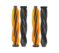 Cepillo de rodillo para Dreame para aspiradora robot L60 Pro Ultra | Diseño antienredos para el cabello, se adapta a alfombras y suelos duros (2 pares)