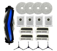 Cepillo de rodillo principal, cepillo lateral, almohadilla de fregona, colección de bolsas de polvo para ECOVACS para Deebot para mini robot aspirador Compatibilidad verificada