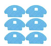 Cepillo De Rodillo Principal, Cepillo Lateral, Filtro De Paños De Fregona Compatible con IRobot Roomba Combo 113 R113840, Accesorio De Piezas De Aspiradora Robótica(6 Mops)