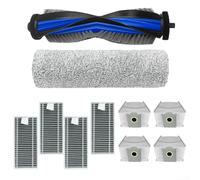 Cepillo de rodillo principal, elemento de filtro y bolsas de polvo para Ecovacs para modelos Deebot X9 Pro y X9 Pro