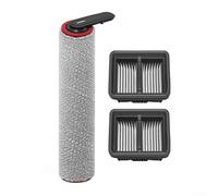 Cepillo de rodillo principal y lateral con filtro HEPA para aspiradora Mova M50 Ultra Wet & Dry, construcción de plástico y pelusas, filtros HEPA para una eliminación eficiente de suciedad y polvo (A)