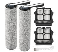 Cepillo de rodillo S5 y filtro de aspiradora HEPA de repuesto para aspiradora Tineco Floor ONE S5 / S5 Pro / S5 Pro 2 / S5 azul inalámbrico húmedo seco piezas de repuesto incluyen 2 filtros HEPA, 2