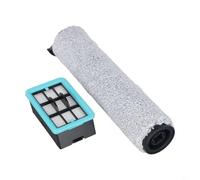 Cepillo de rodillo y conjunto de filtro para Bissell para Crosswave HF2 3845N 3831 Depurador de piso utilizado en múltiples tipos de piso (1* Browse+1* Filtro)
