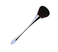 Cepillo de rubor en polvo,cepillo de maquillaje en polvo,Cepillo de polvo suelto de tamaño fino - Pinceles de uñas y cosméticos, herramienta de maquillaje facial para un contorno y una definición
