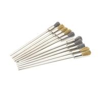 Cepillo de rueda de alambre de acero de 100mm, cepillo de limpieza y pulido de escoria de soldadura for pretratamiento de superficies(Random color 10pcs)