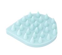 Cepillo de Silicona, Masajeador de Cuero Cabelludo Cómodo y Relajante con Mano de Obra Fina para la Mayoría de las Personas para champú, Masaje y peine. (Verde)