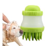 Cepillo de silicona para perros, cepillo de champú para perros | Cepillo de baño manual para perros y mascotas,Cepillo de champú para masajeador de cuero cabelludo, cepillo de lavado portátil para per