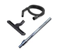 Cepillo de suelo con cabezal de succión y manguera, juego de limpieza versátil, accesorio para aspiradora, manguera de 2,5 m, plástico y acero inoxidable, para aspiradoras Kärcher SE2001 WD2.200