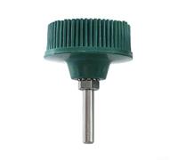 Cepillo de taladro eléctrico de 2 pulgadas, disco de goma para pulir y moler, herramienta de limpieza con tamaños de grano 50# 80# 120# (verde)