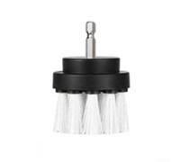 Cepillo de taladro giratorio para limpieza de azulejos, lechada, bañera, ducha, fregadero, cocina, baño, barco, RV, áreas difíciles de alcanzar y superficies texturizadas (2 pulgadas, blanco)