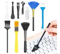 Cepillo De Teclado - Kit De Limpieza De Computadoras Portátiles | Limpiador De Laptop | Cepillo De Computadora De 10 Piezas | Gadgets De Quiebra Multifuncional Herramienta De Detalles Portátiles para