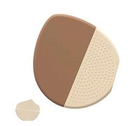Cepillo De Tinte Para Maquillaje Líquido - Herramienta De Maquillaje Cara De Silicona Plana,Cepillo De Teñido,Para Trabajo Preciso Aplicación Enentusiastas Artistas Rutina Diaria Práctica Viaje