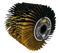 Cepillo de tiras abrasivas de grano 36 Ø120 mm/L100 mm