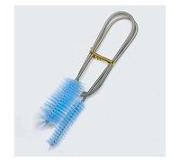 Cepillo de tubería de acuario: limpiador flexible ajustable de doble extremo para tubo de pecera, estropajo de acero inoxidable para filtro de agua y accesorios de manguera de aire (90 cm)