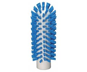 Cepillo de tubo de cepillo rígido, poliéster, 2 inches x 5-3/4 inches OAL, azul, 1