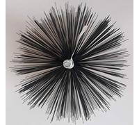 Cepillo de tubo de estufa: cepillo redondo de alambre de acero indeformable de alta calidad (140 mm)