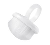 Cepillo de uñas con forma de anillo, herramienta para quitar el polvo, anillos de manicura, limpieza