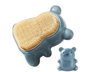 Cepillo De Uñas Para Las Uñas De Limpieza - Cleaner De Cepillo De La Uña Del Oso Lindo | Fácil De Comprender Cerebro De Limpieza De Uñas De Cerdas Para Niños, Mujeres