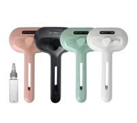 Cepillo de vapor de gato con botón de liberación: cepillos de vapor de gato para sí mismo, peine de | Herramienta de delicado tanque de gran capacidad para perros gatos, aseo y