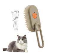 Cepillo De Vapor De Gato - Peine De Compañía Calentado, Desenredar Multifuncional Para Perros | Herramienta De Eliminación De Piel De Vapor, Cepillo De Aseo Pelo Suave Para Gatos Y Perros
