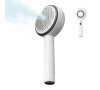 Cepillo de vapor de mascotas, cepillo de vapor para perros,Peine de spray de mascotas autolimpiante con mango ergonómico - Suministros de aseo eléctrico para tiendas de casas para exteriores al aire l