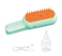 Cepillo de vapor de perros, cepillo de vapor para gatos,Cepillo para perros con vapor - Peine de spray de masaje de mascotas multifuncional para un cachorro de gatito grande pequeño y mediano