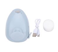 Cepillo de Vapor de Plástico USB de 11x8 Cm Cepillo para Gato, Peine de Guarnición de Gato para Todas las Mascotas de Pelo Largo y de Pelo Corto (BLUE)