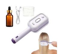 Cepillo de vapor eléctrico para el cabello, peine de masaje inalámbrico para el cuero cabelludo, cepillo de pulverización eléctrico, para el hogar, baño, dormitorio, salón, hotel, viajes