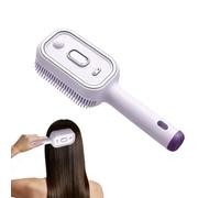 Cepillo De Vapor Eléctrico - Peine De Masaje Con Cojín De Aire Recargable | Desenredante Antiestático Inalámbrico | Pulverizador Hidratante Para Cabello Encrespado | Uso Húmedo Y Deshidratado