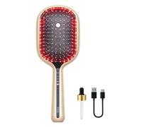 Cepillo de vapor para el cabello, herramienta de peine de masaje del cuero cabelludo, cepillo para el cabello con spray de agua, para mujeres y hombres, viajes, dormitorio, gimnasio, salón, baño
