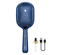 Cepillo de vapor para el cabello, peine de masaje del cuero cabelludo, cepillo para el cabello con spray de agua, para mujeres y hombres, viajes, dormitorio, gimnasio, salón, baño, ducha y hogar