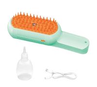 Cepillo de vapor para gatos, cepillo de vapor de gato - Peinado de cabello para perros peine de vapor,Diseño ergonómico de diseño de mascotas para campos de gatitos grandes y medios pequeños