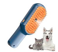 Cepillo de vapor para gatos, cepillo de vapor para asentarse, cepillo para caspa con vapor para gatos, herramienta de cuidado de depilación, peine de masaje, multifuncional para cachorros y gatitos