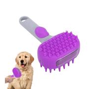 Cepillo de vapor para gatos, cepillo humeante para perros, rastrillo suave de doble cara, limpieza profunda, a prueba de nudos, para el hogar, pelo corto, raza mediana