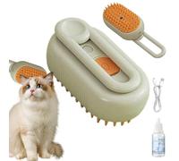 Cepillo de vapor para gatos,Cepillo para gatos con vapor | Cepillos de Aseo Cepillo de Limpieza Masaje Cepillo de Vapor para Mascotas - Herramienta multifuncional de aseo para mascotas de pelo largo y