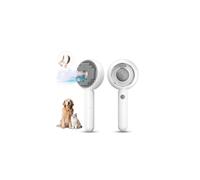 Cepillo de Vapor para Gatos con Botón de Liberación, Cepillo para Gatos de Pelo Corto y Largo, Cepillos para Gatos y Perros para Peluquería y Deshilachado, Peine Spray Quita Pelo para Mascotas -Blanco