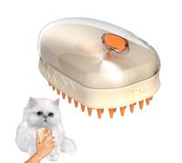 Cepillo de vapor para gatos, peine eléctrico para depilación, cepillo de vapor no irritante, para mascotas, gatitos, cachorros, perros, baño, pelo largo y corto, masaje desenredante