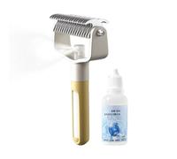 Cepillo de vapor para gatos - Peine multifuncional de doble cara para aseo a vapor para mascotas, cepillo para pelo de gato | Para cachorros de gato y perro de tamaño mediano y