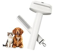 Cepillo de vapor para gatos, peine para mascotas, 3 en 1, para eliminar el vello flotante, peine de nudos, cepillo para quitar el pelo de gato, cepillo de pelo largo con spray, accesorios