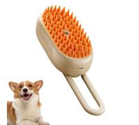 Cepillo de vapor para mascotas, peine de pulverización para depilación de, cepillo de masaje eléctrico ligero para gatos para hogares con múltiples mascotas, interiores, exteriores