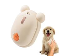 Cepillo de vapor para perros, cepillo de vapor para perros, Grooming Double Combs Steam Vapor Recargable Comb, Herramienta de desplazamiento portátil eléctrico de masaje inteligente para clínica de ve