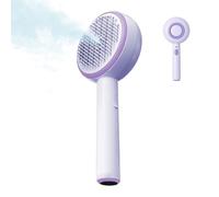 Cepillo de vapor para perros, peinado de depilación con spray de mascotas | Cepillo de gato autolenado recargable para desprenderse | Herramienta de aseo eléctrico para animales de gatito de cachorro