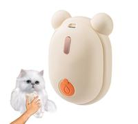 Cepillo de vapor para perros, peine doble recargable para aseo de vapor, herramienta de masaje inteligente eléctrico portátil para mascotas de pelo largo, antiestático veterinario clínica