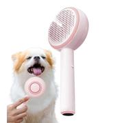 Cepillo de vapor para perros -Pet Spray -Peine de extracción del cabello, peine de spray de mascotas autocuidado con mango ergonómico | Suministros de atención eléctrica para viajes interiores al aire