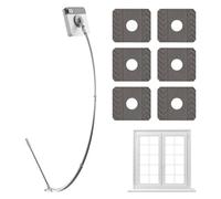 Cepillo de ventana de mango largo: diferencia de 1-3 cm de tamaño, purificador de limpieza de ventanas, herramienta de lavado de ventanas, herramienta de lavado de ventanas sin secuencia | Polet-pole