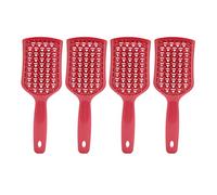 Cepillo de ventilación profesional para desenredar, cepillo de pelo de paleta de secado más rápido, herramienta de peinado para salón de belleza, uso doméstico, material ABS, juego de 4 piezas, 24,5 x